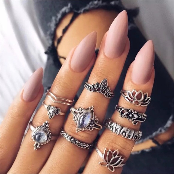 Jewelry - New 10pc boho midi ring set FIRM PRICE